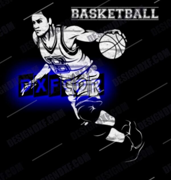 Basketball player DXF files