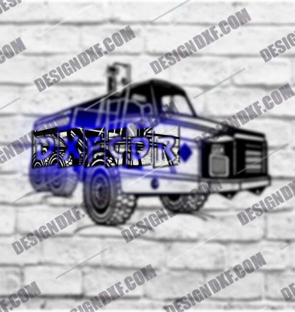 Dump Truck DXF File