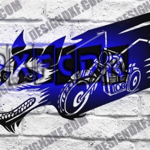 Motorbike Wolves DXF Files