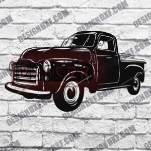 "1949 Pickup Truck DXF File"