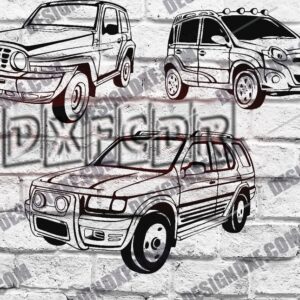 Off Road Car DXF Files