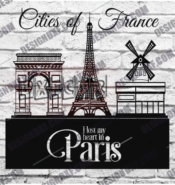 Paris DXF Files Collection