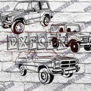 Off-Road CAR DXF Files