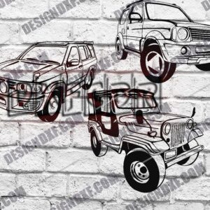 Off-Road Car DXF Files