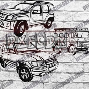 Off Road Car Accessories DXF Files