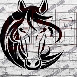 Horse's Head DXF File