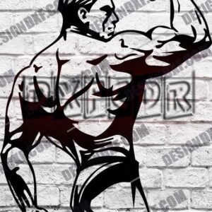 Bodybuilding and Powerlifting DXF Files