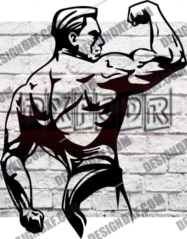 Bodybuilding and Powerlifting DXF Files