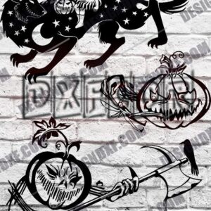 Halloween DXF Files