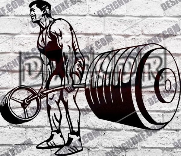 Bodybuilding and Powerlifting DXF Designs