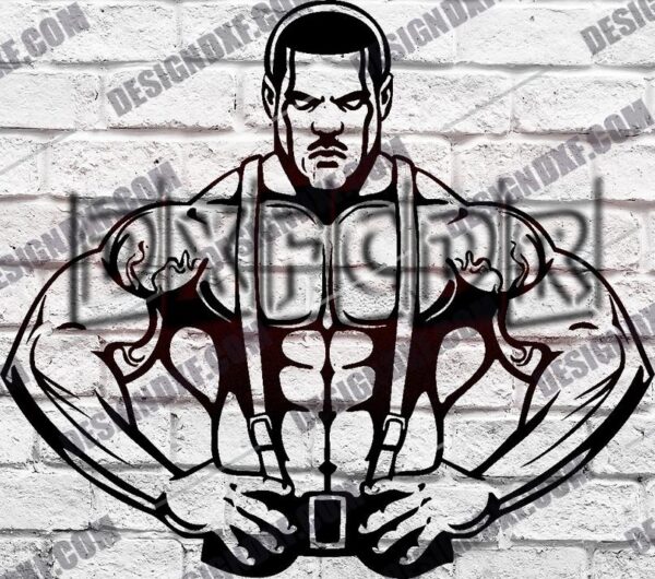 Bodybuilding and Powerlifting DXF Designs