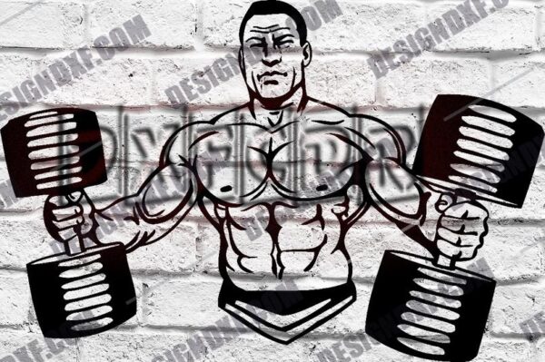 Bodybuilding and Powerlifting DXF Designs