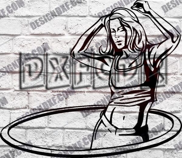 Women's Fitness DXF Designs