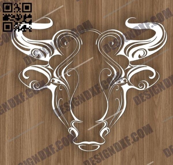 "Taurus Zodiac Sign DXF File"