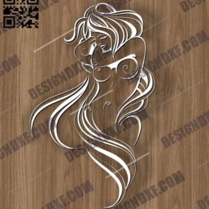 "Virgo Zodiac Sign DXF File"