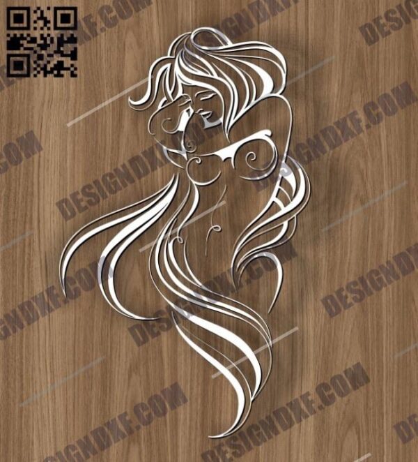 "Virgo Zodiac Sign DXF File"