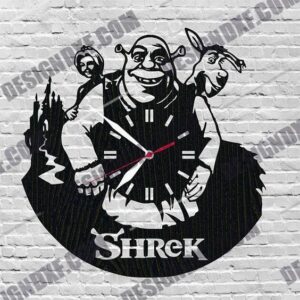 "Whimsical Shrek Clock Design"