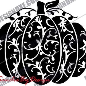 Flower Pumpkin DXF File