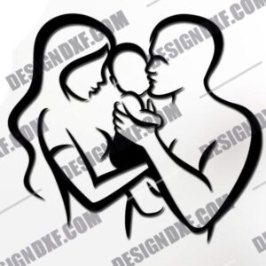 Family-themed DXF Files