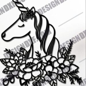 "Magical Unicorn DXF File"