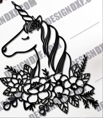 Magical Unicorn DXF Files - Download Now