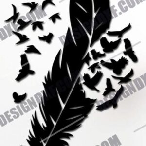 Feather DXF Designs