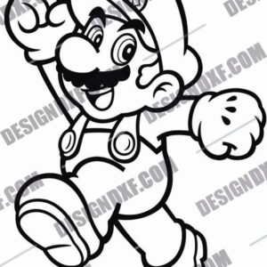 Mario DXF Files for CNC Machines