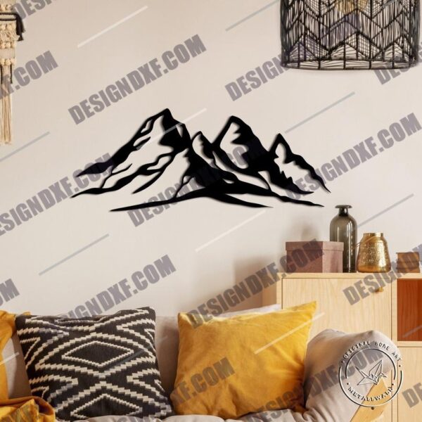 Mountain Scenes DXF Files