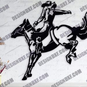 Rodeo Tree Metal Wall Art