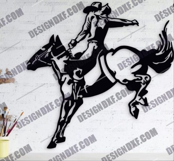 Rodeo Tree Metal Wall Art