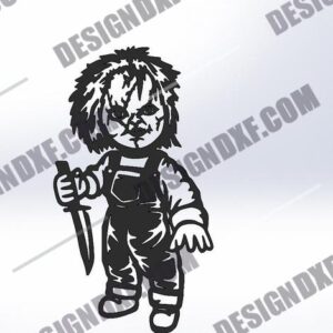 Chucky Halloween CNC Files