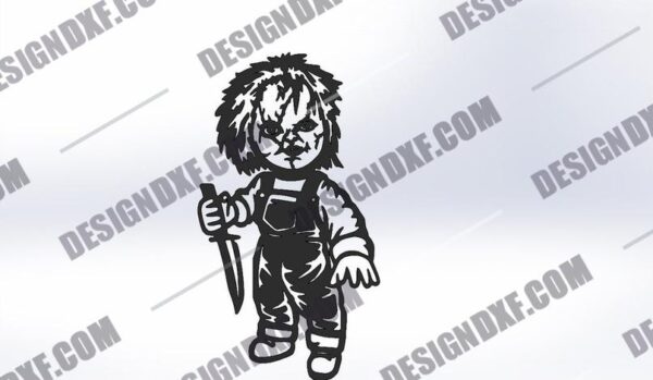 Chucky Halloween CNC Files