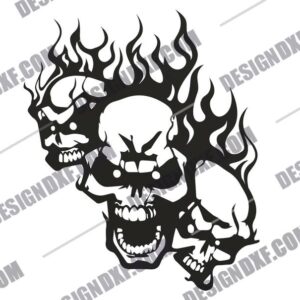 "Breath of Death Halloween DXF File"