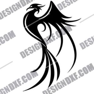 "Majestic Phoenix DXF File"