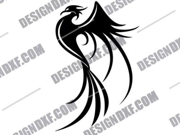 "Majestic Phoenix DXF File"