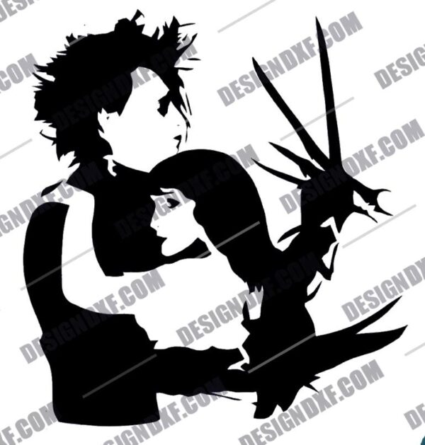 Edward Scissor Hands DXF Files