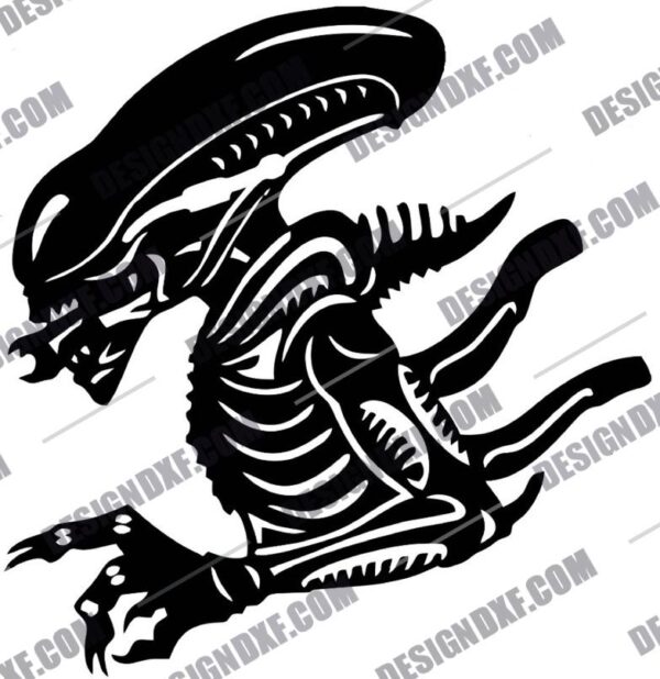 Alien DXF Files Collection