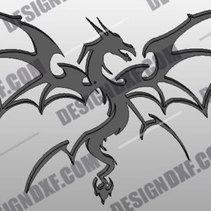 Mystical Dragon DXF File