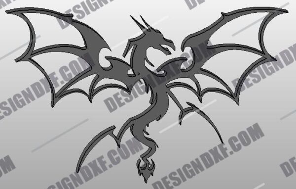 Mystical Dragon DXF File