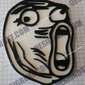 "Funny Meme Faces DXF Files"