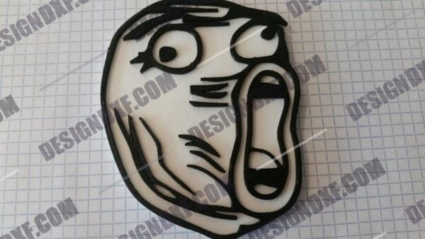 "Funny Meme Faces DXF Files"