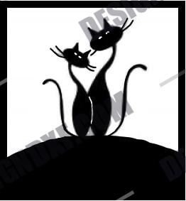 Adorable Cats DXF Files