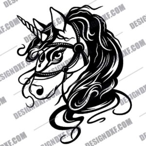 "Unicorn DXF Design"