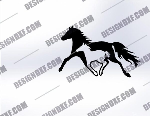 Horse DXF Files