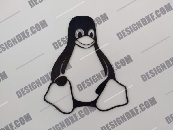 Tux Penguin DXF Files