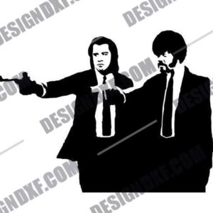 "Pulp Fiction DXF Files"