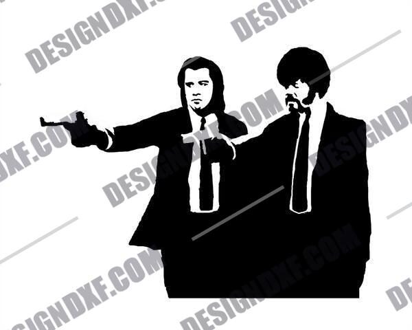 "Pulp Fiction DXF Files"