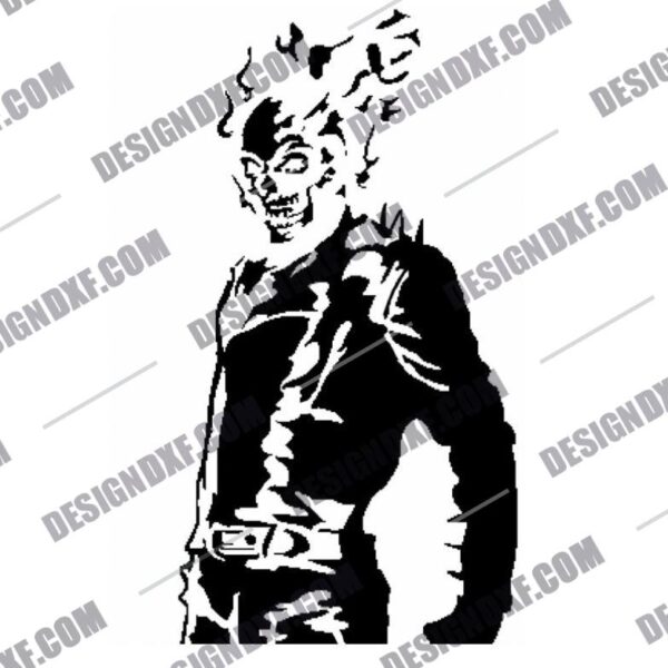 Ghost Rider DXF Files Collection