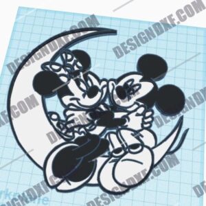 Mickey & Minnie DXF Files Collection