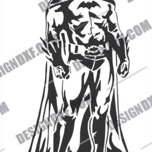 Batman DXF Files for CNC Machines